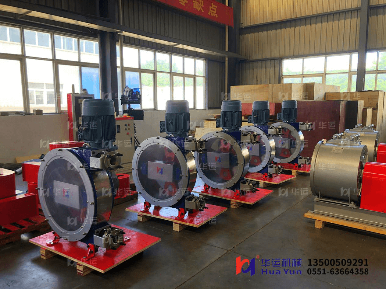 華運又一批出口韓國新型專利軟管泵整裝待發