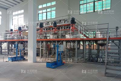 廣州百幕公司水性木器漆（清漆）自動化成套設