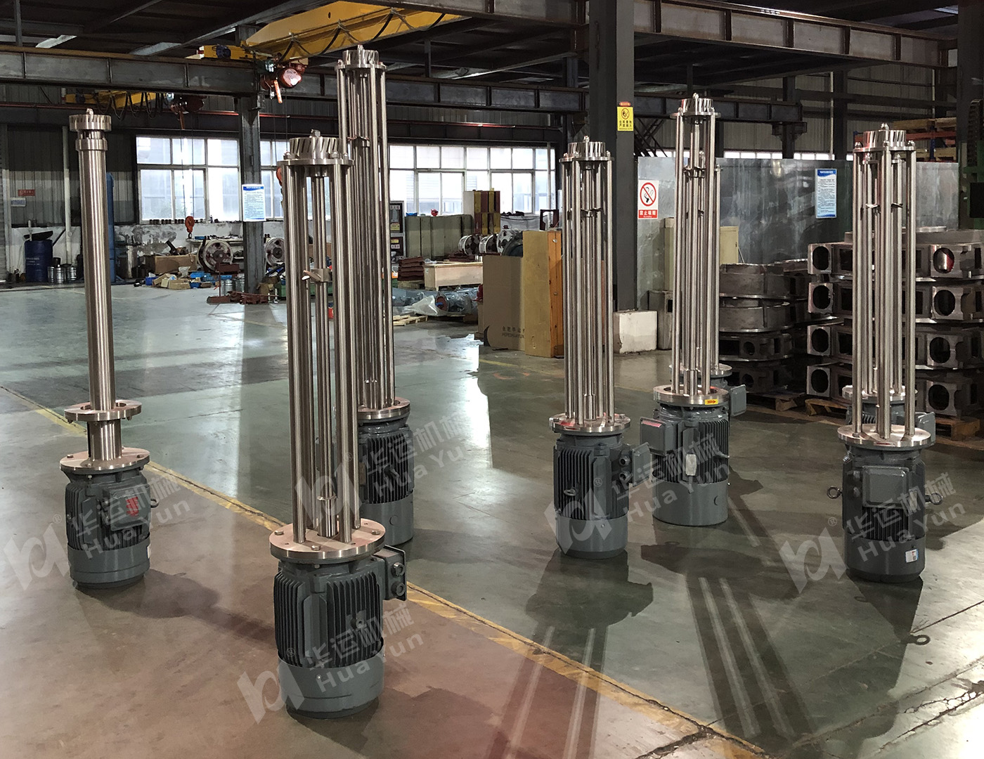 為某集團設計生產(chǎn)的乳化機制造完成